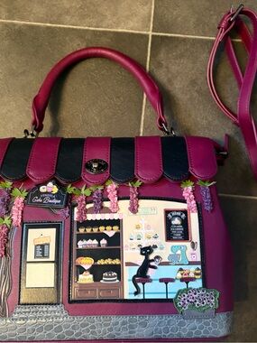 Vendula London grace bag cake boutique rare and discontinued purple